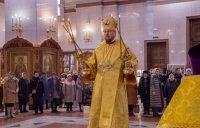 В Неделю 24-ю по Пятидесятнице глава Приамурской митрополии совершил Божественную литургию в Спасо-Преображенском кафедральном соборе