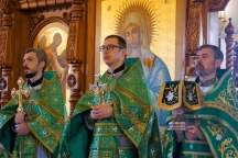 Божественная литургия в храме святого преподобного Серафима Саровского 1 августа 2026 г.