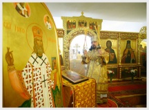 Богослужение в храме св. равноапостольного Николая Японского в Москве (24 февраля 2008 года)