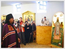 Богослужение в храме св. равноапостольного Николая Японского в Москве (24 февраля 2008 года)